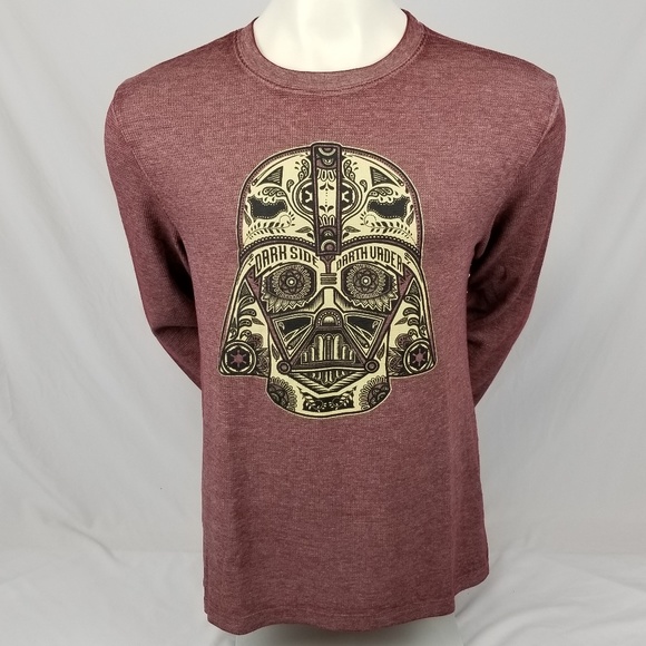 Star Wars Other - Star Wars Darth Vader Sugar Skull Thermal Shirt M